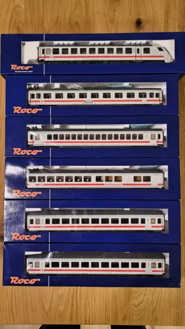 Roco H0 6-tlg. IC Wagen Set 1:100 Art-Nr. 65804 - 65809