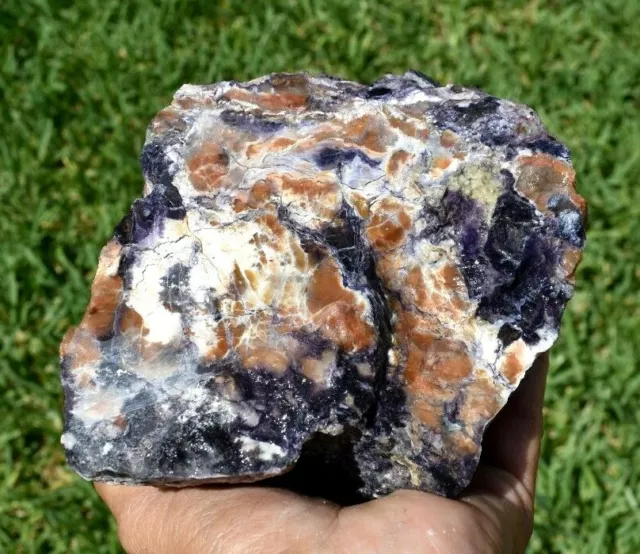 4.39  LB OPALIZED TIFFANY STONE ROUGH, Bertrandite, FLUORITE (HCC)
