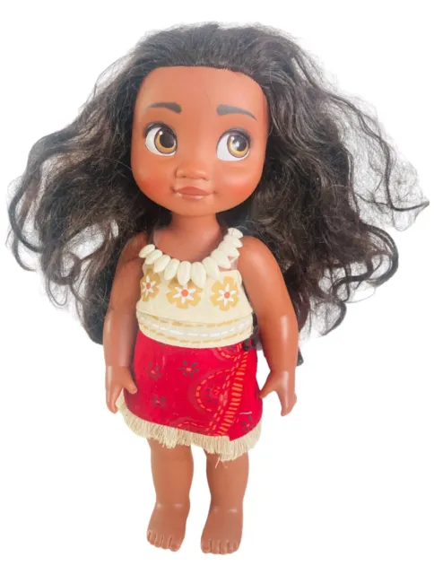 Disney Moana Princess Animator Doll  Toy Figure 15” Rare Play Toy