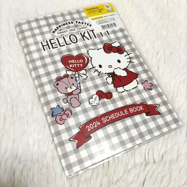 HELLO KITTY 2024_SCHEDULE Book_System Notebook Diary Calendar_Sanrio £