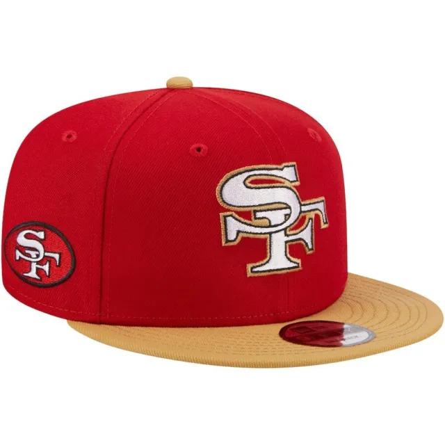 New Era San Francisco 49ers City Originals 9FIFTY Red Snapback Adjustable Hat