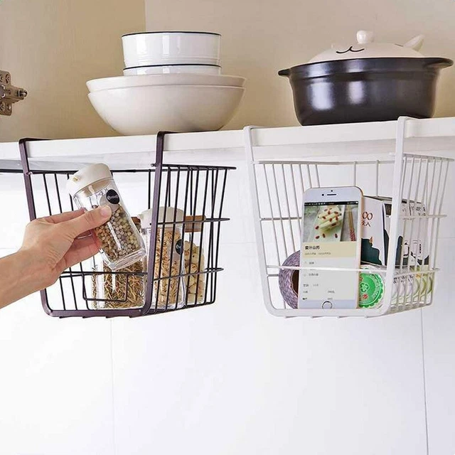 Hanging under cheap shelf storage