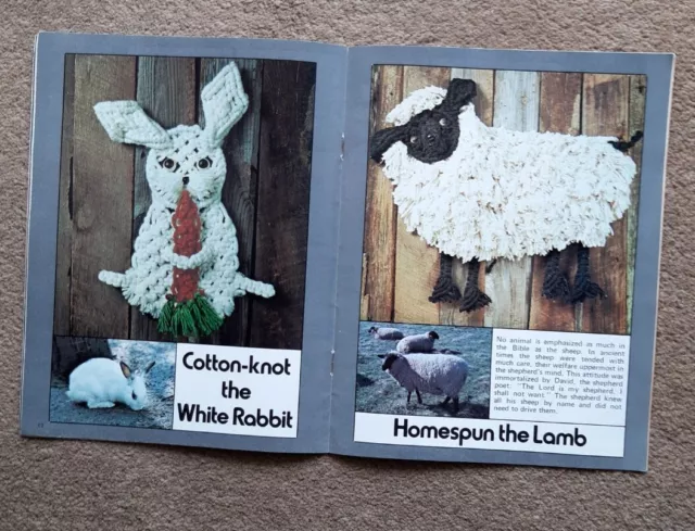 MACRAME ANIMAL DESIGNS by SUSAN SHWARTZ