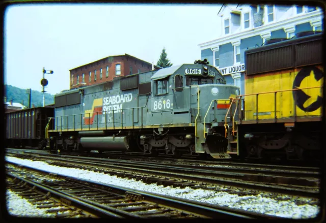 Original Railroad Slide OSLD CSX / Seaboard 8616  7/18/91