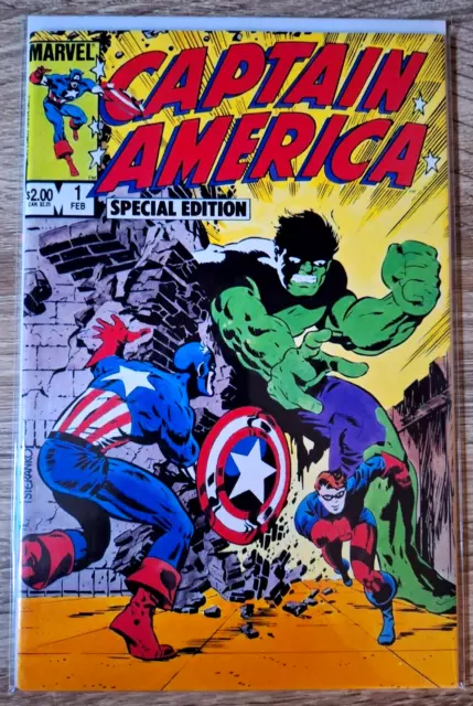 Captain America Special Edition #1 &2 : Jim Steranko Set -Marvel Comics VF+