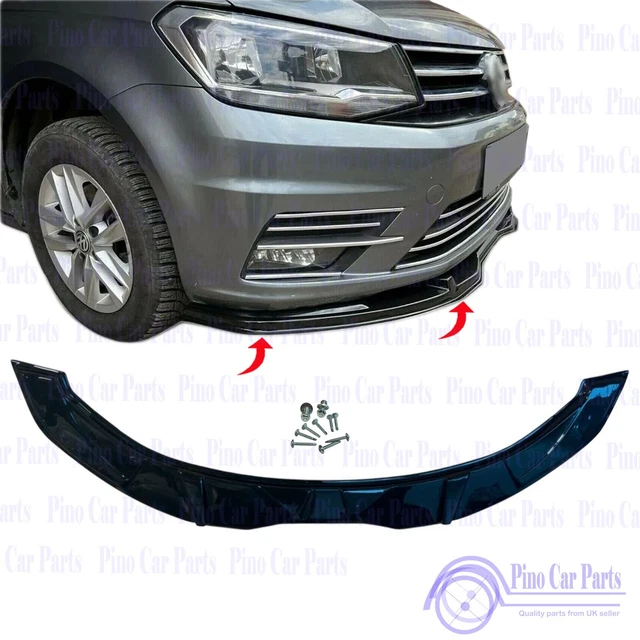 Fits VW CADDY MK4 MAXI [15-20] Lower Front Bumper Lip Splitter ABS Gloss Black