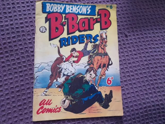Bobby Benson's B-Bar-B Riders Nos 6 1950 Parkway Publishing Box 35