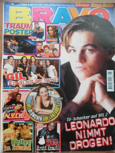 BRAVO 15 - 1998 Leonardo DiCaprio Madonna Titanic Aqua GIL Blümchen Nana Kellys