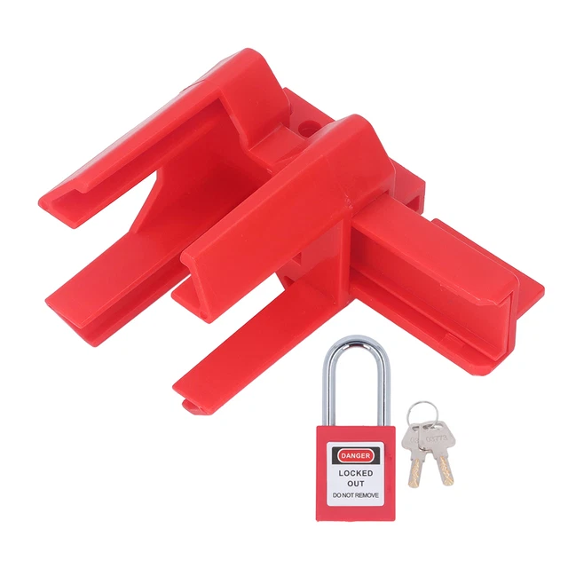 Larghezza regolabile blocco valvola a sfera 38 mm set blocco di sicurezza per prodotti chimici industriali