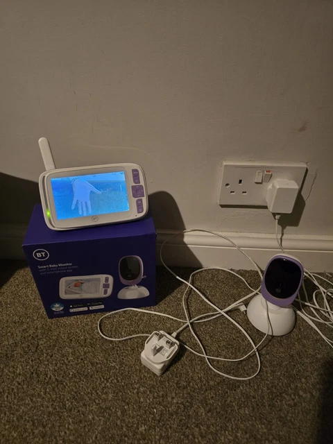 BT VIDEO BABY Monitor With Inch Colour Screen Complete Working