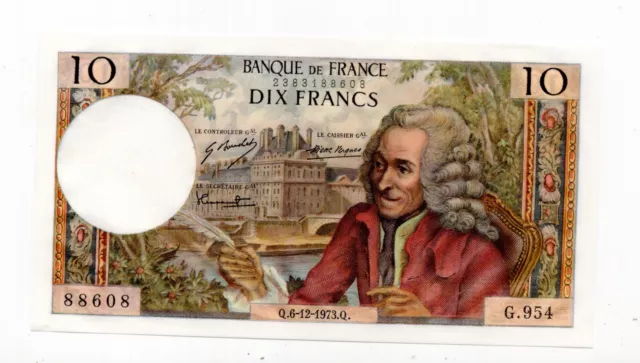 Billet France  10 Francs 1973