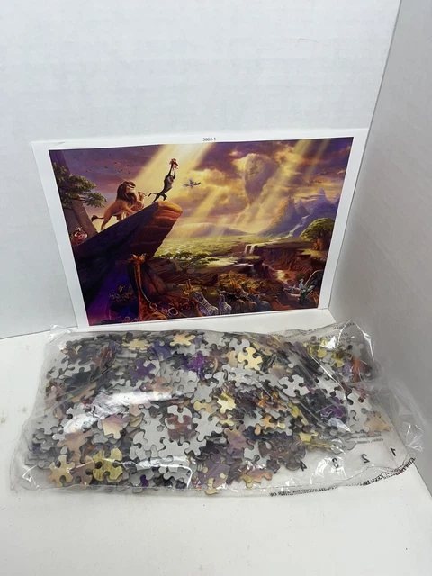 DISNEY THOMAS KINKADE Jigsaw Puzzle The Lion King Simba 500pc Sealed ...