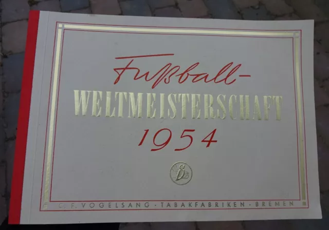 Vogelsang Fußball - Weltmeisterschaft 1954 komplett mit allen Bildern