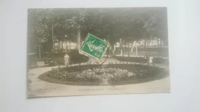 CPA - 58 NEVERS - Pougues-les-Eaux, Allée du Casino