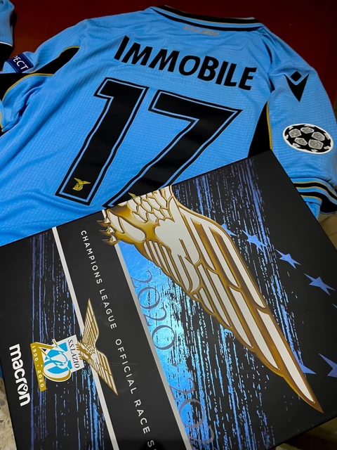 LAZIO MAGLIA 120 Anni 2020 2021 Champions League Ciro Immobile Autografata EUR 300 00 PicClick IT