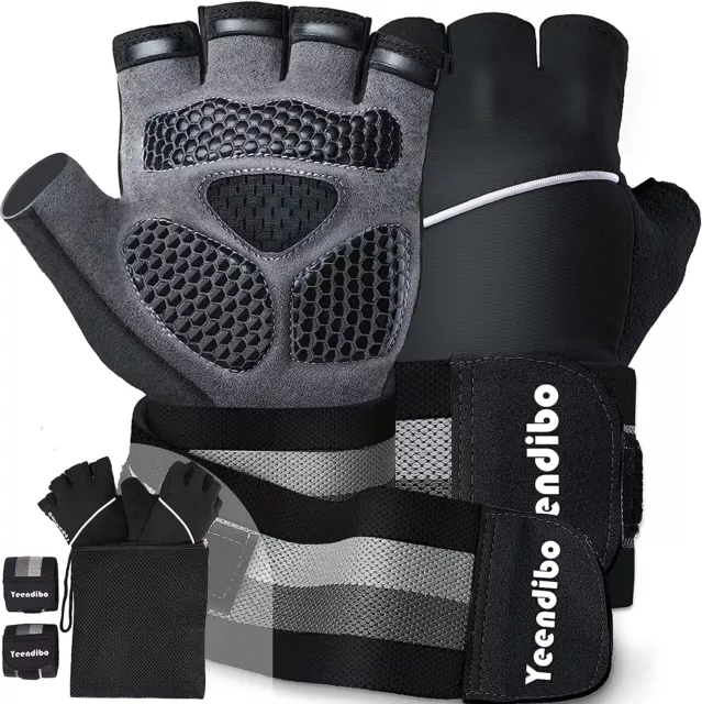 Guantillas Gym Guantes De Gimnasio Para Mujer Hombre Bicicleta pad large :  Buy Online in the UAE, Price from 252 EAD & Shipping to Dubai