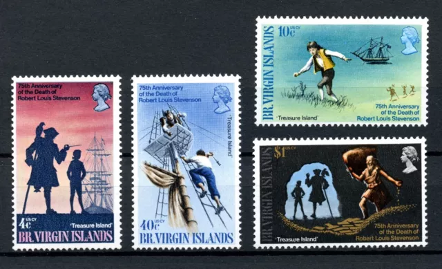 British Virgin Islands QEII 1969 sg232/5 75th Stevenson    - MNH