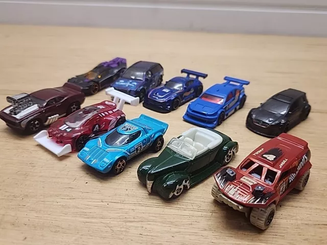 Hot wheels Bundle Bulk Lot Mixed Kids Model Diecast Toy Cars Car Lot Of 10
