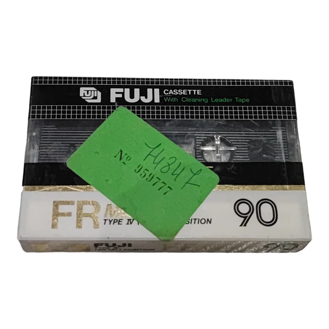 Cinta De Casete Fuji Metal Z Tipo IV 60 Min - Edición 1995 USA, Nueva Y Sellada, Para Coleccionistas
