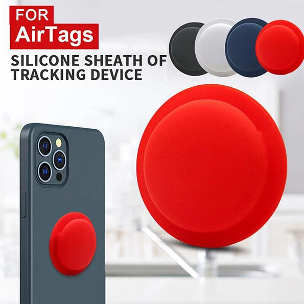 4 Custodie Magnetiche Per AirTag - Coperture In Silicone Morbido Con Supporto Magnetico Nascosto, Facili Da Installare