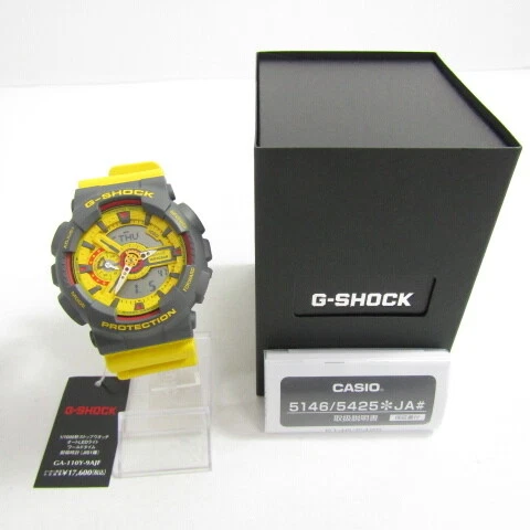Unused CASIO Casio G SHOCK G Shock GA 110Y 9AJF Anadesi Watch AC23671