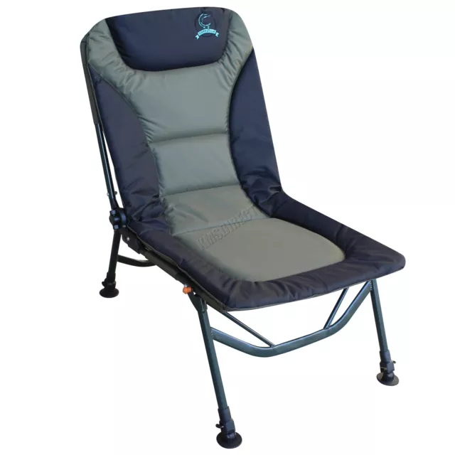 Carpzilla Portable Folding Fishing Chair - XL Camping Chair 4 Adjustable Legs