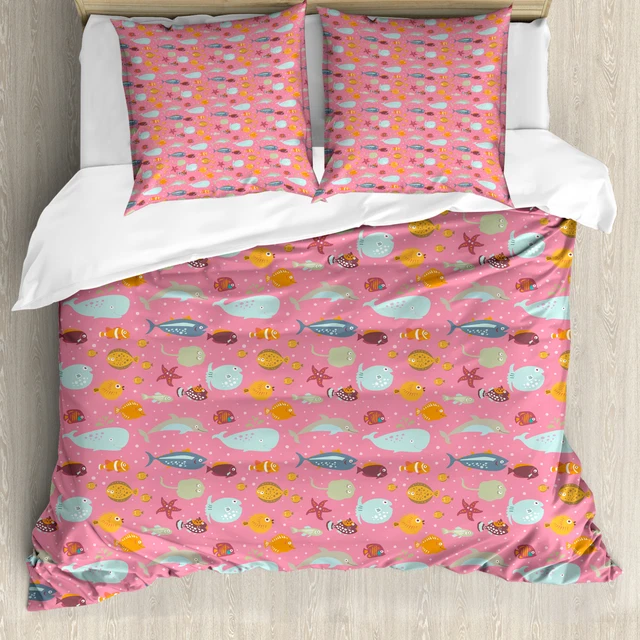 POISSON HOUSSE DE Couette Doodle Nursery Marine EUR 68,99 - PicClick FR