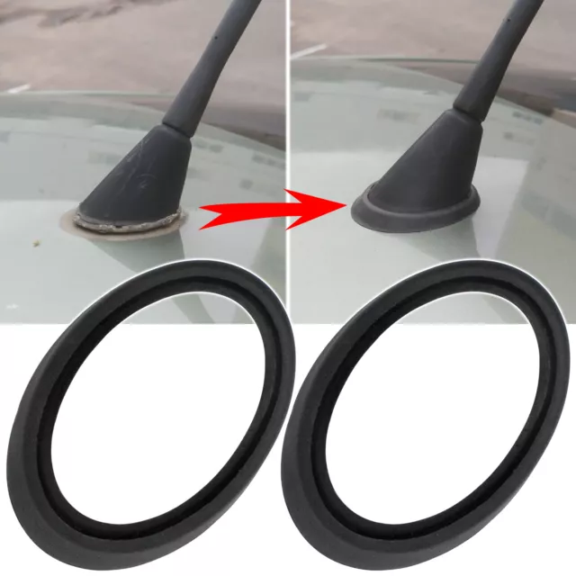 Car Roof Radio Antenna Aerial Base Mast Seal Rod Rubber For Ford