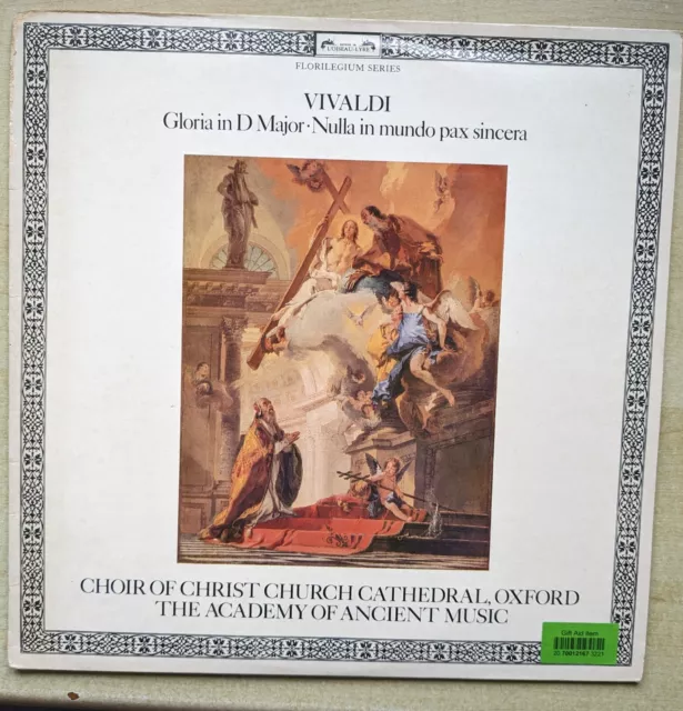 DSLO  554  Vivaldi : Gloria. Academy of Ancient Music.  Emma Kirkby. Near Mint
