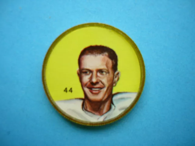 1963 Nalley's Humpty Dumpty Plastic Cfl Football Coin #44 Hal Patterson Sharp!!