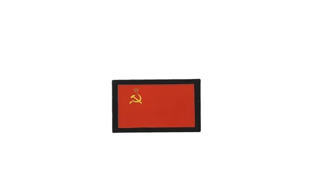 aufnäher gedruckt Aufbügel flagge patch fahne russland urss sowjetunion