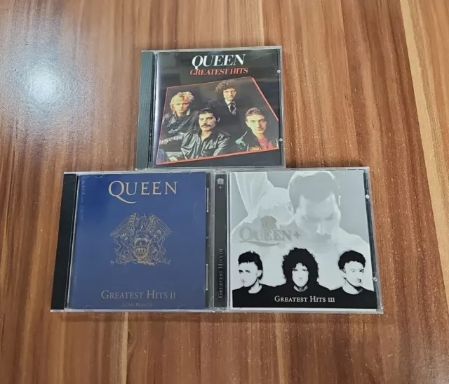 Queen - Greatest Hits 1 + 2 + 3 / I + II + III - 3 Best of Musik CDs *sehr gut*