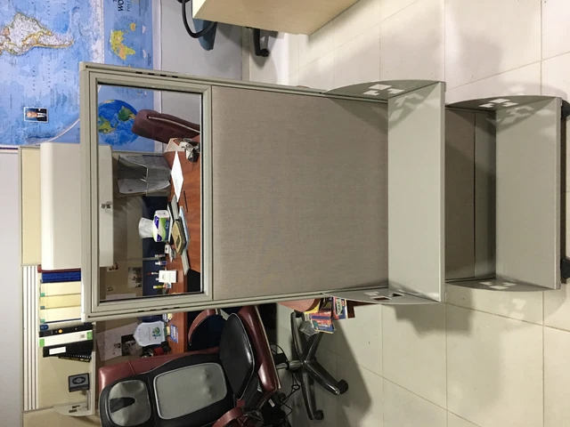 Portable Cubicle Glazed Partition 36"x 54"