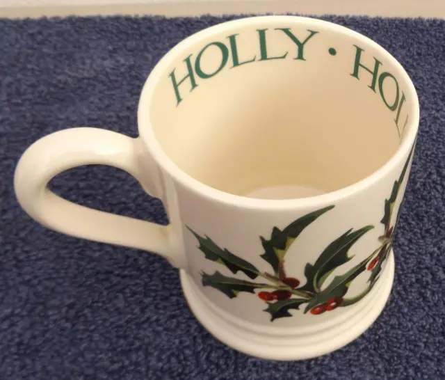 Emma Bridgewater  Holly Mug  Half Pint