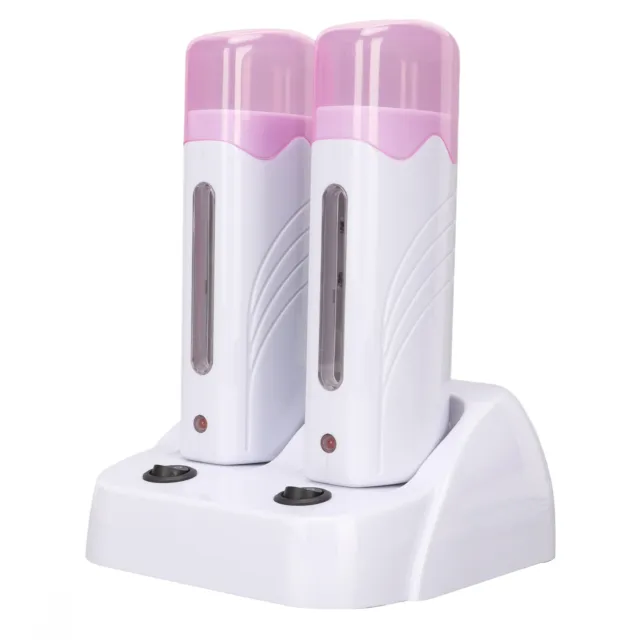 (US Plug 110V)Double Depilatory Heater Portable Wax Warmer Machine For Leg XXL