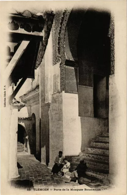 CPA AK Algérie-Tlemcen-Porte de la Mosquée Boumedine (236592)