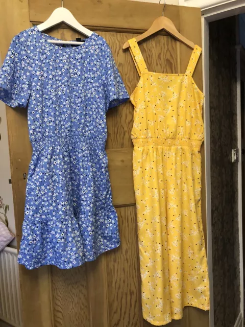 Girls New Look summer dress Jumpsuit bundle Age 11 Years
