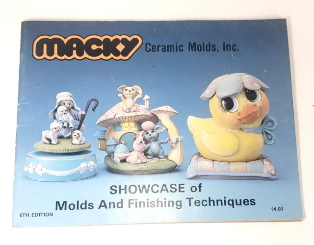Catálogo de moldes de cerámica vintage Macky 6a edición