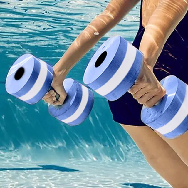 Water Weights Workout Aerobics Dumbbell Aquatic-Barbell Fitness Pool USA