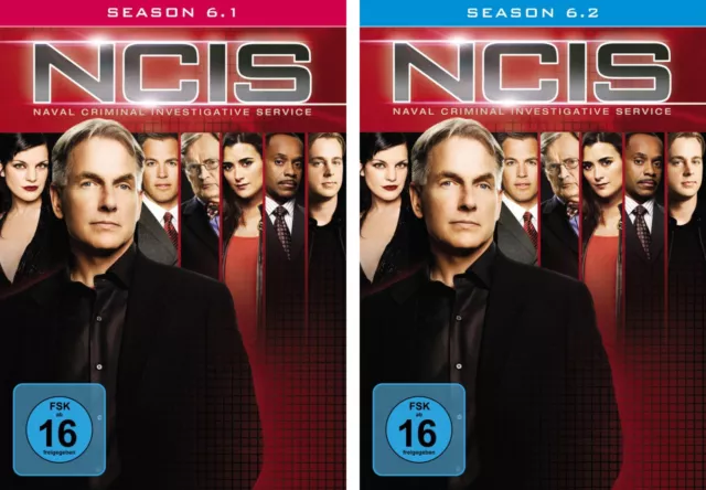 6 DVDs * NCIS -  STAFFEL / SEASON 6 ( 6.1 - 6.2 ) IM SET - NAVY # NEU OVP +
