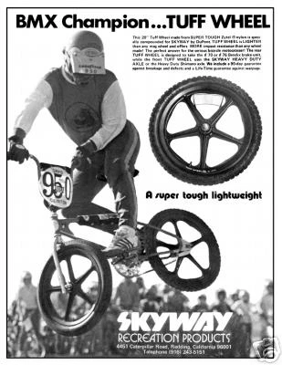 Nos Bmx Skyway Vert Tuff Protections 1983-4 Jeu De 4 Véritable Old