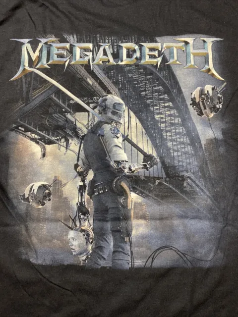 🔥Megadeth Dystopia Metal Graphic Concert Tour T-Shirt S BEST DEAL!🔥