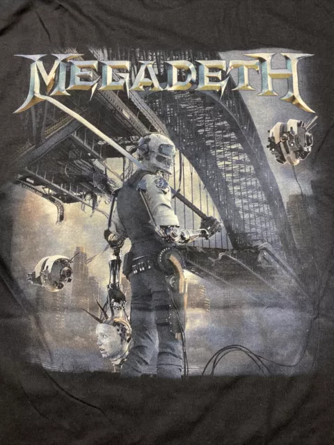 🔥Megadeth Dystopia Metal Graphic Concert Tour T-Shirt S BEST DEAL!🔥