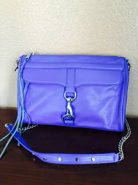 NWT XL Rebecca Minkoff Palo Alto Leather CrossbodyPurse Tablet size $325 retail 2