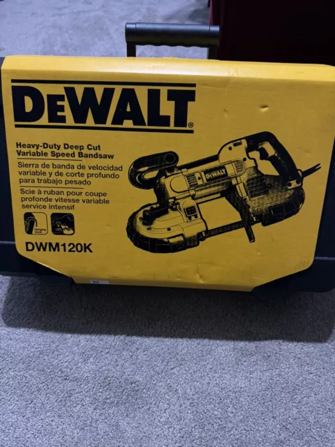 DEWALT DWM120K 10 Amp 5-Inch Deep Cut Portable Band Saw Kit