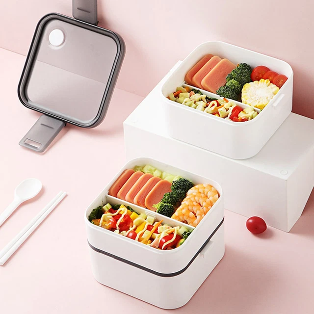 Caja de comida para almuerzo tipo separado a prueba de fugas