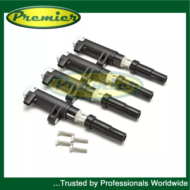 Premier 4X FOR RENAULT MEGANE CLIO TRAFIC LAGUNA SCENIC PENCIL IGNITION COIL PAC