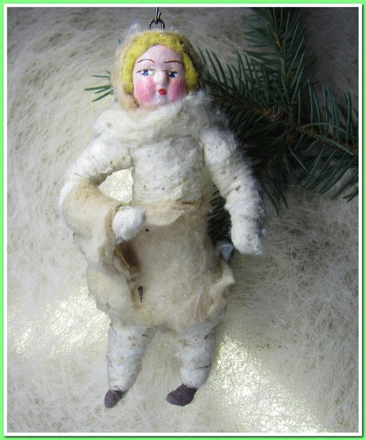 Ancienne décoration de noël pour sapin,la Poupée,Allemagne #410233 | eBay