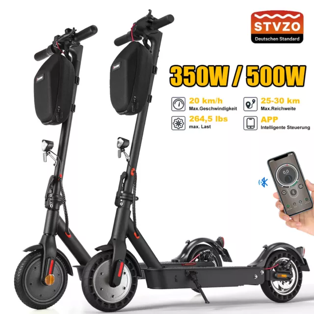 Elektro Scooter mit Straßenzulassung ABE 500W 350W Elektroroller E Scooter + APP