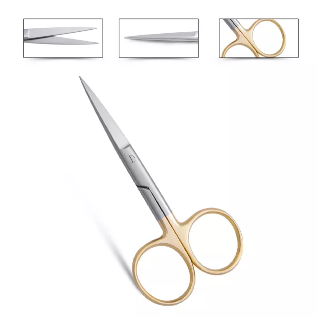 Surgical grade stainless steel hair scissors 5" fly fishing,general fishing